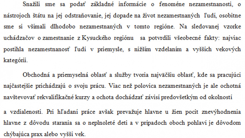 Bakalárske práce - Záver vzor Bakalárske práce - Záver vzor